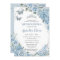 Quinceañera Cinderella Princess Baby Blue Floral