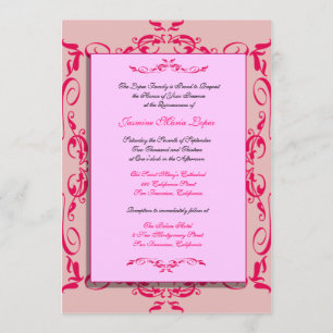 Quinceanera Custom Invitations