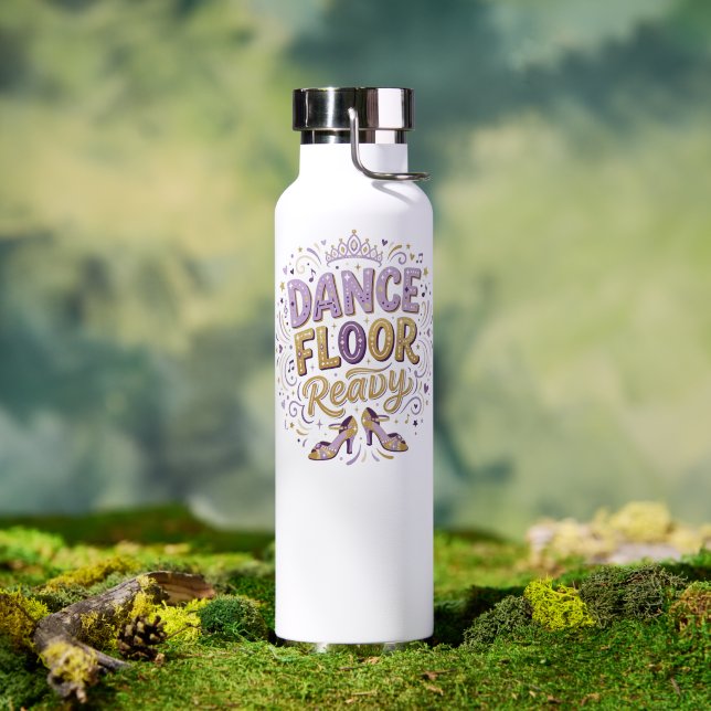 Quinceañera Dance Floor Ready Water Bottle (Outdoor (Rotated))