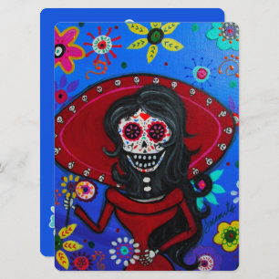 QUINCEANERA DAY OF THE DEAD INVITATION