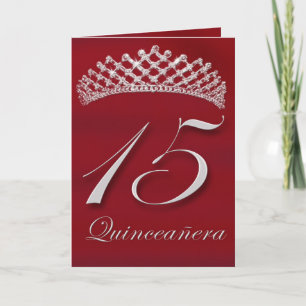 Quinceañera for the 15th birthday invitation