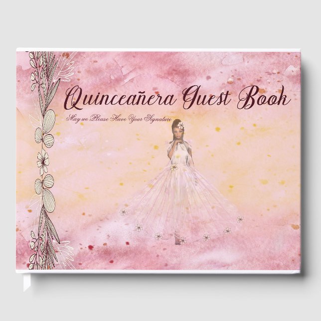 Quinceanera Guest Book (Front)