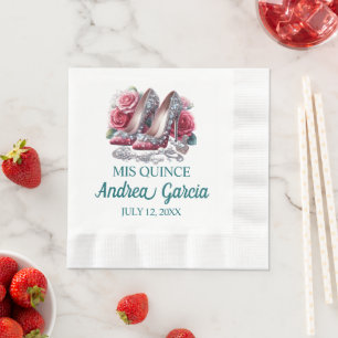 Quinceanera High Heels Napkin