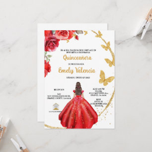 Quinceañera invitacion en español invitation