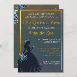 Quinceañera invitation