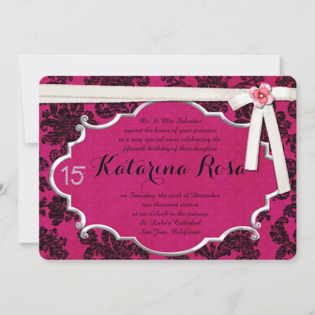 Quinceanera Invitation (Front)