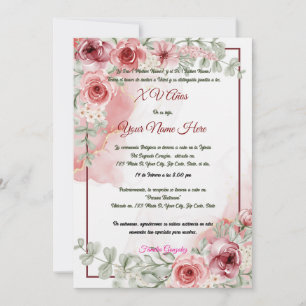Quinceañera Invitation