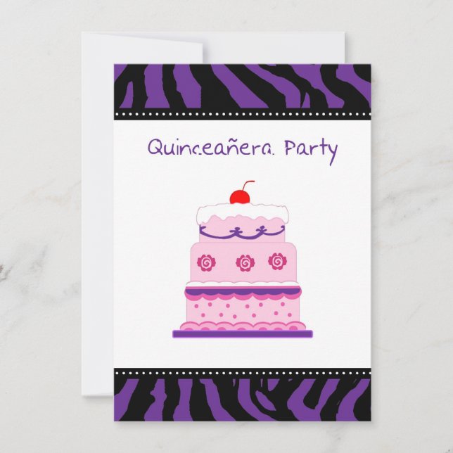 Quinceanera Invitation (Front)