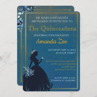 Quinceañera invitation