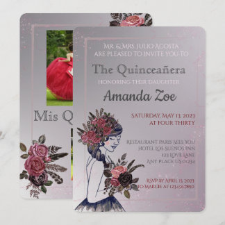 Quinceañera invitation