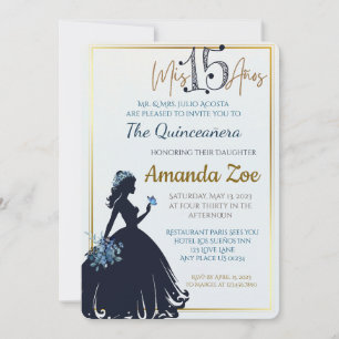 Quinceañera invitation