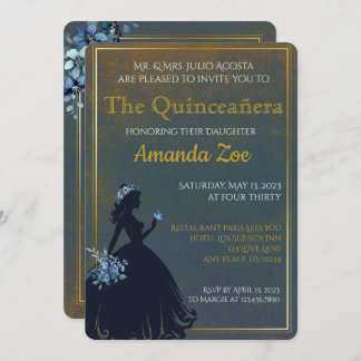 Quinceañera invitation