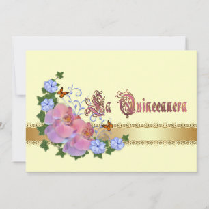 Quinceanera invitation 15th Birthday elegant