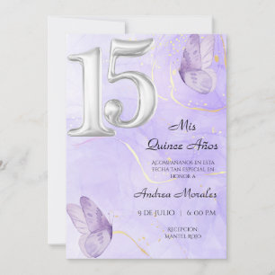 Quinceañera invitation, Mis Quince 15 años Invitation