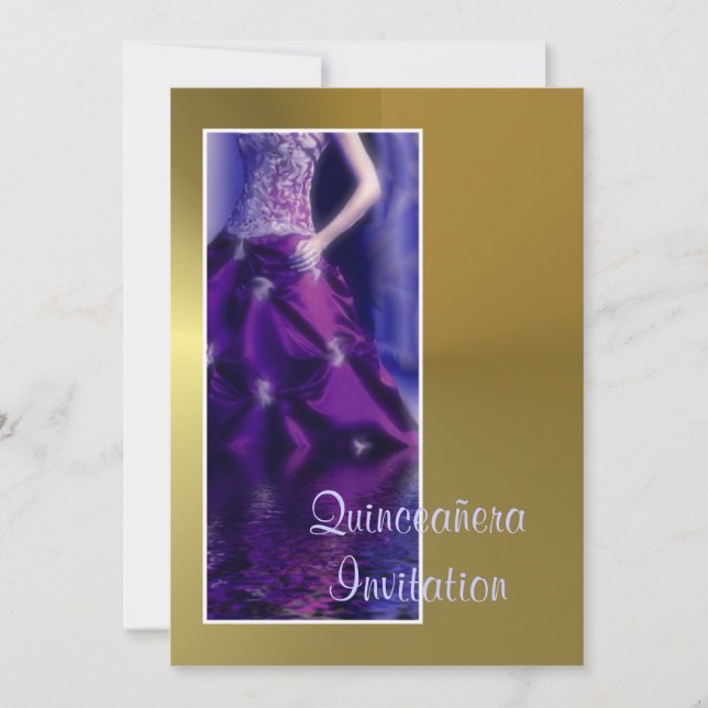 Quinceañera Invitation Quinceanera Invitation (Front)