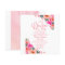 Quinceanera Invitations Spanish Hot Pink Floral
