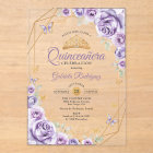 Quinceanera Lilac Purple Floral
