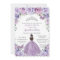 Quinceañera Lilac Purple Flowers Butterflies Crown