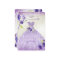Quinceanera Lilac Purple Silver Glitter Gown Invit