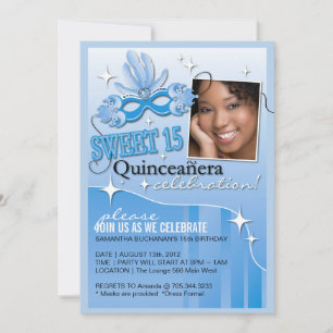 QUINCEANERA MASQUERADE INVITATION