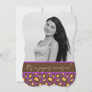 Quinceanera Party Invitation (Purple)