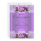 Quinceanera Party Purple Pink Roses White Lace