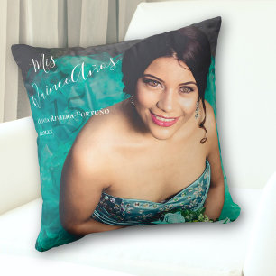 Quinceanera Personalised Mis Quince Anos Photo Cushion