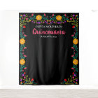 Quinceanera Photo Booth Backdrop Mexican Flowers