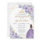 Quinceañera Purple Lilac Floral Princess Spanish