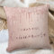Quinceanera rose gold glitter drips name