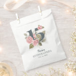Quinceanera Rustic Floral 15th Birthday Favour Bags<br><div class="desc">Cute modern yet elegant Quinceañera Mis Quince Anos birthday party favour bags. Featuring a rustic floral olive green and pink colours design and template that can be easily edited and the text replaced with your own details by clicking the "Personalise" button. For further customisation, please click the "Customise Further" link...</div>