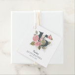 Quinceanera Rustic Floral 15th Birthday Favour Tags<br><div class="desc">Cute modern yet elegant Quinceañera Mis Quince Anos birthday party supplies. Featuring a rustic floral olive green and pink colours design and template that can be easily edited and the text replaced with your own details by clicking the "Personalise" button. For further customisation, please click the "Customise Further" link and...</div>