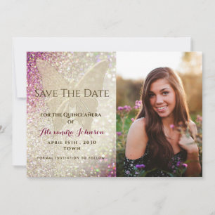 Quinceañera Save The Date