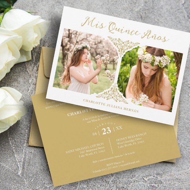 Quinceañera Spanish Fancy Flourish 2 Photos (Creator Uploaded)