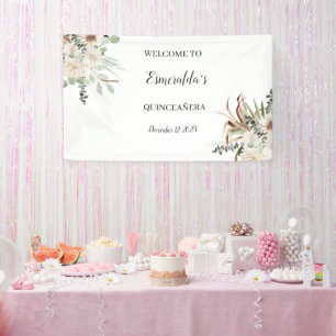 Quinceañera/Sweet 15 Welcome Sign