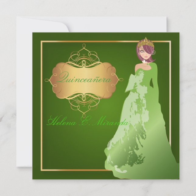 Quinceañera/Sweet 16 Invitations (Front)