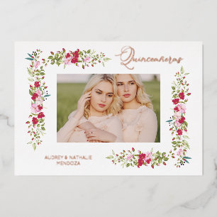 Quinceañeras Sisters Spanish Whimsical Typography 