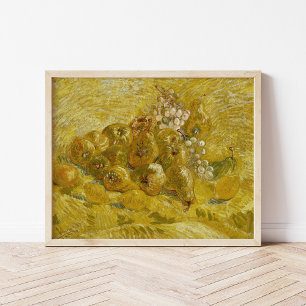 Quinces, Lemons, Pears, Grapes   Vincent van Gogh Poster
