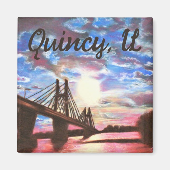 Quincy Bridge Magnet (Front)