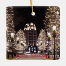 Quincy Christmas Ceramic Ornament