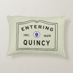 Quincy MA Accent Pillow