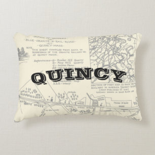 Quincy MA Accent Pillow