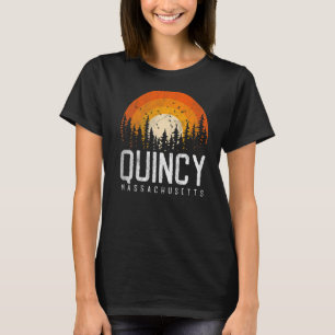 Quincy Massachusetts MA Vintage 70s 80s 90s Retro T-Shirt