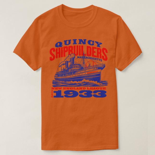 Quincy Shipbuilders T-Shirt (Design Front)