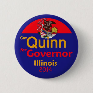 QUINN 2014 Illinois Button