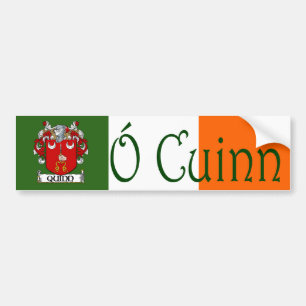 Quinn Clan Irish/English Bumper Sticker