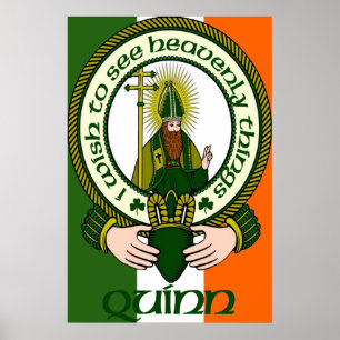 Quinn Clan Motto Poster Print