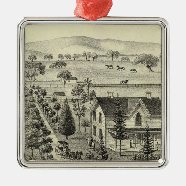 Quinn residence metal tree decoration (Front)