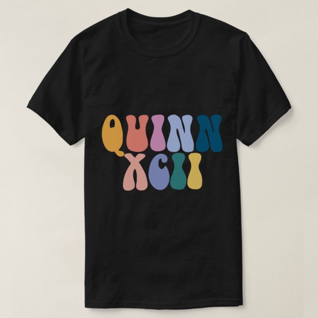 Quinn Xcii Bubble letters  T-Shirt (Design Front)