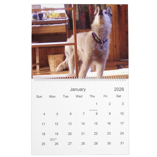 Quinn's Calendar 2007 (Jan 2026)